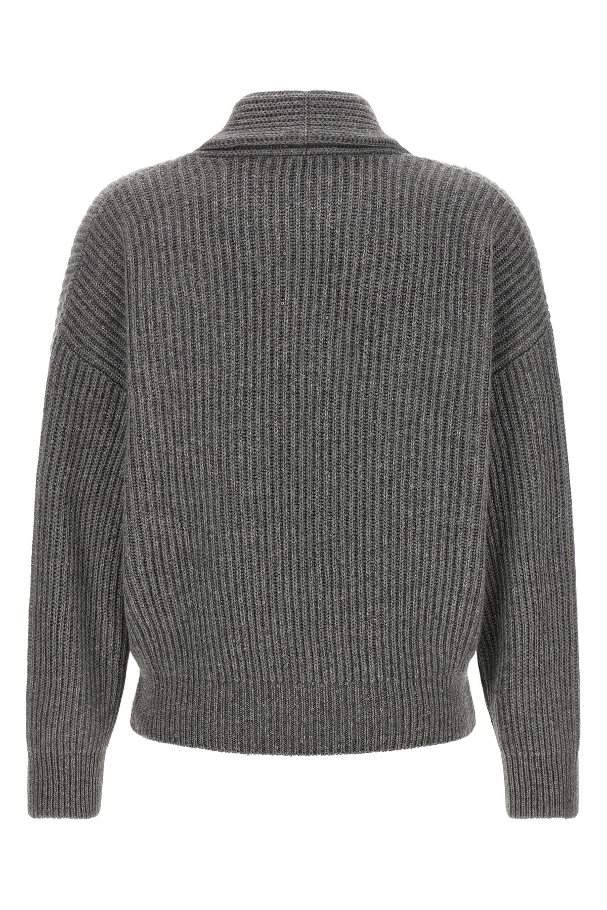 the brunello cucinelli cardigan in a fine cashmere and silk blend redefines ever