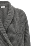 the brunello cucinelli cardigan in a fine cashmere and silk blend redefines ever