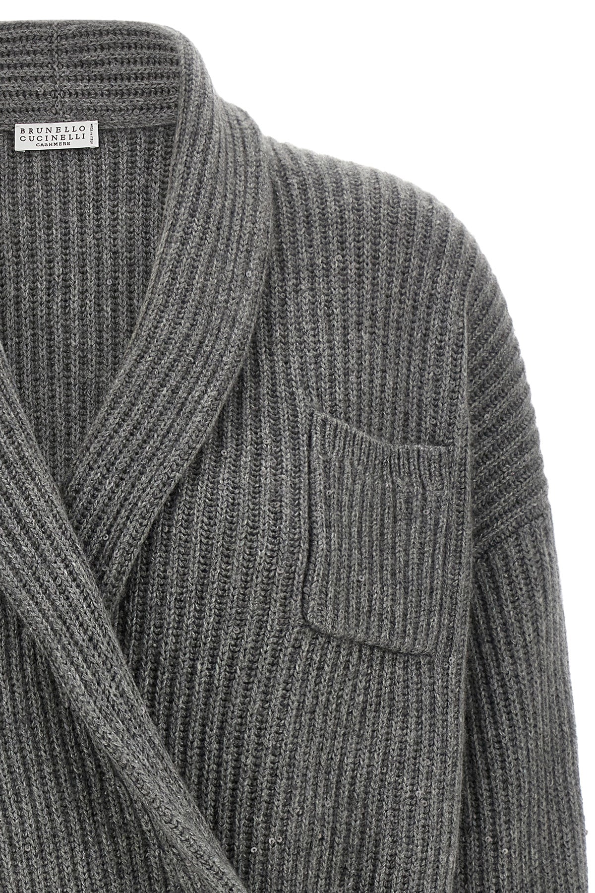 the brunello cucinelli cardigan in a fine cashmere and silk blend redefines ever
