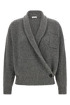 the brunello cucinelli cardigan in a fine cashmere and silk blend redefines ever