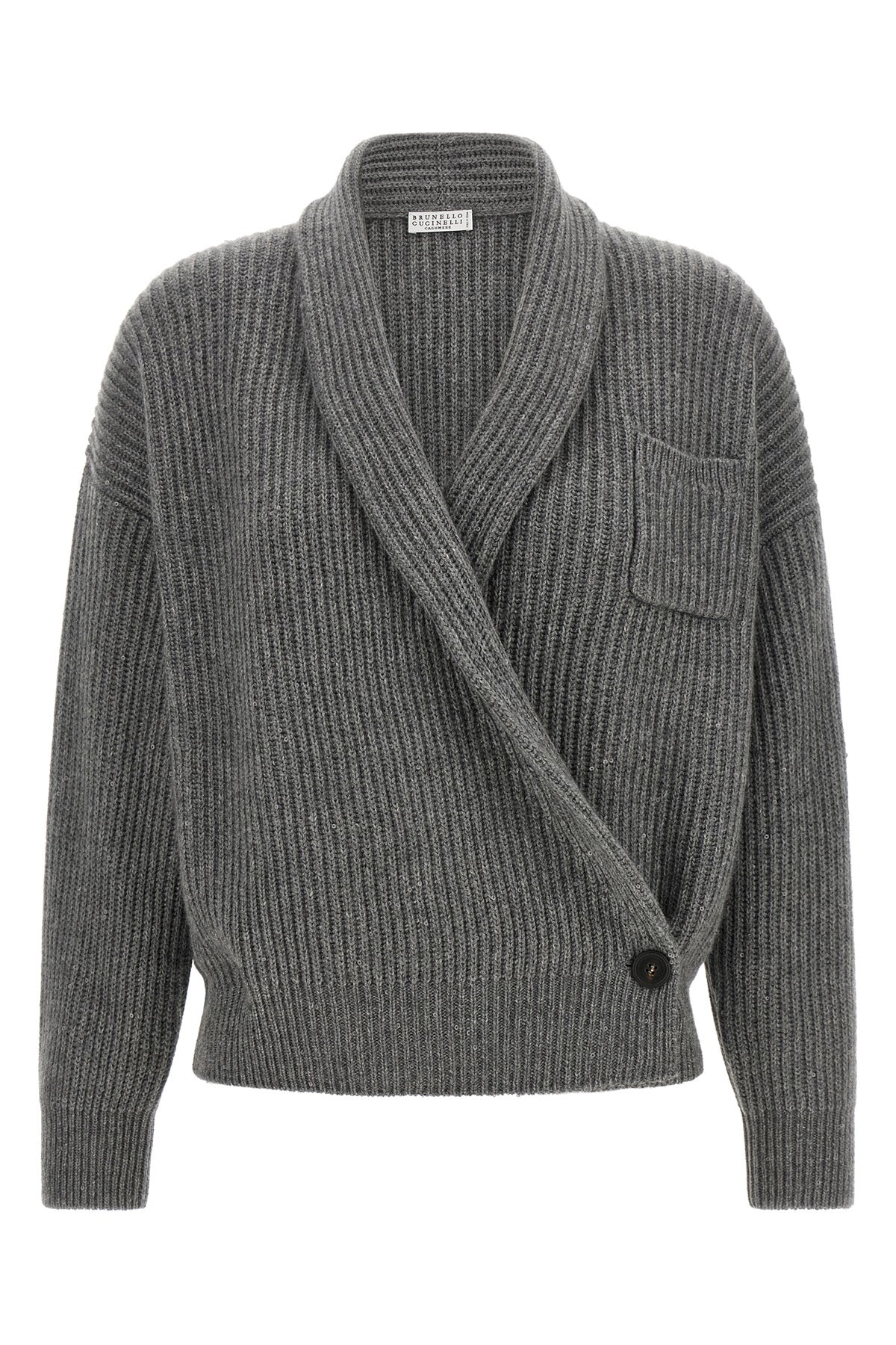 the brunello cucinelli cardigan in a fine cashmere and silk blend redefines ever
