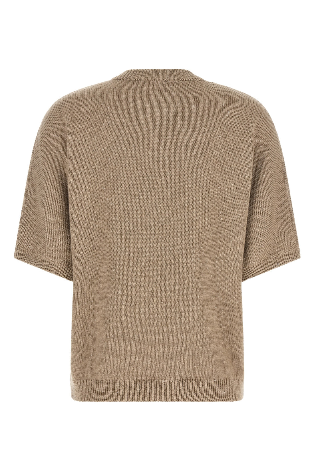 BRUNELLO CUCINELLI M brunello cucinellis diamante short-sleeved sweater reinterprets knitwear thro