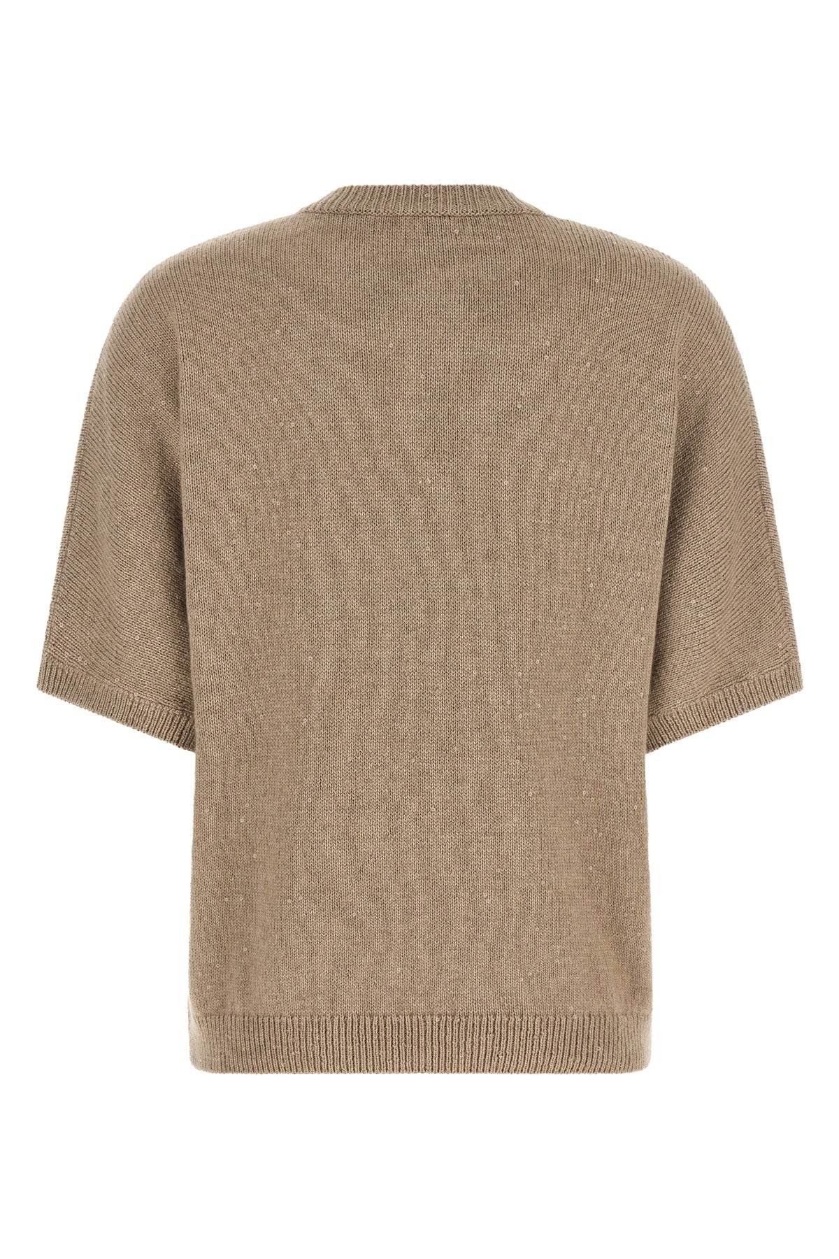 brunello cucinellis diamante short-sleeved sweater reinterprets knitwear thro