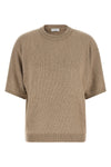 brunello cucinellis diamante short-sleeved sweater reinterprets knitwear thro