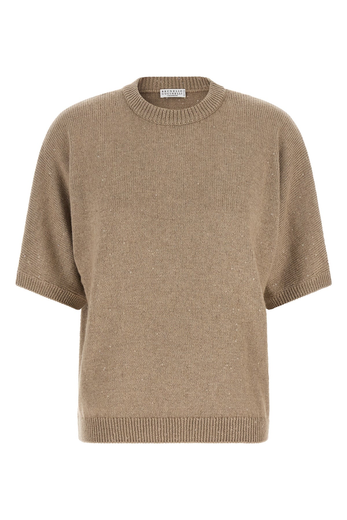 brunello cucinellis diamante short-sleeved sweater reinterprets knitwear thro