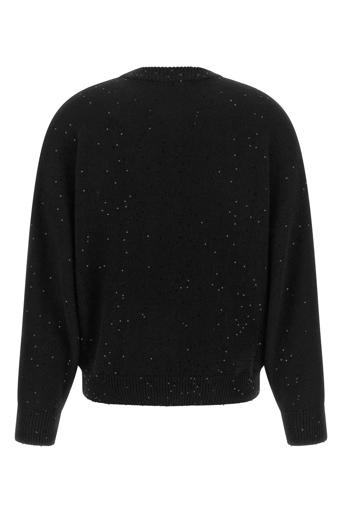 diamante cashmere and silk sweater