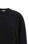 diamante cashmere and silk sweater