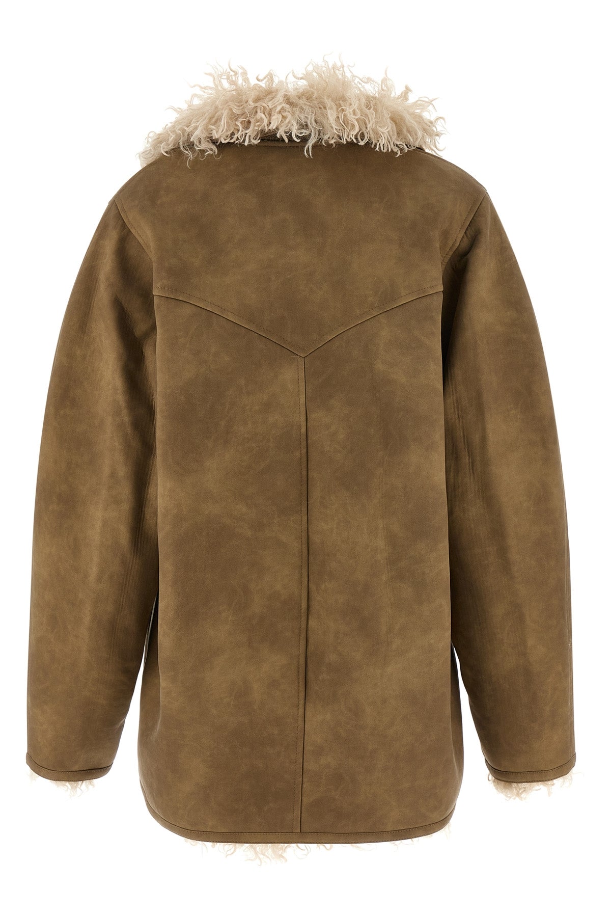 clea suede effect fabric jacket
