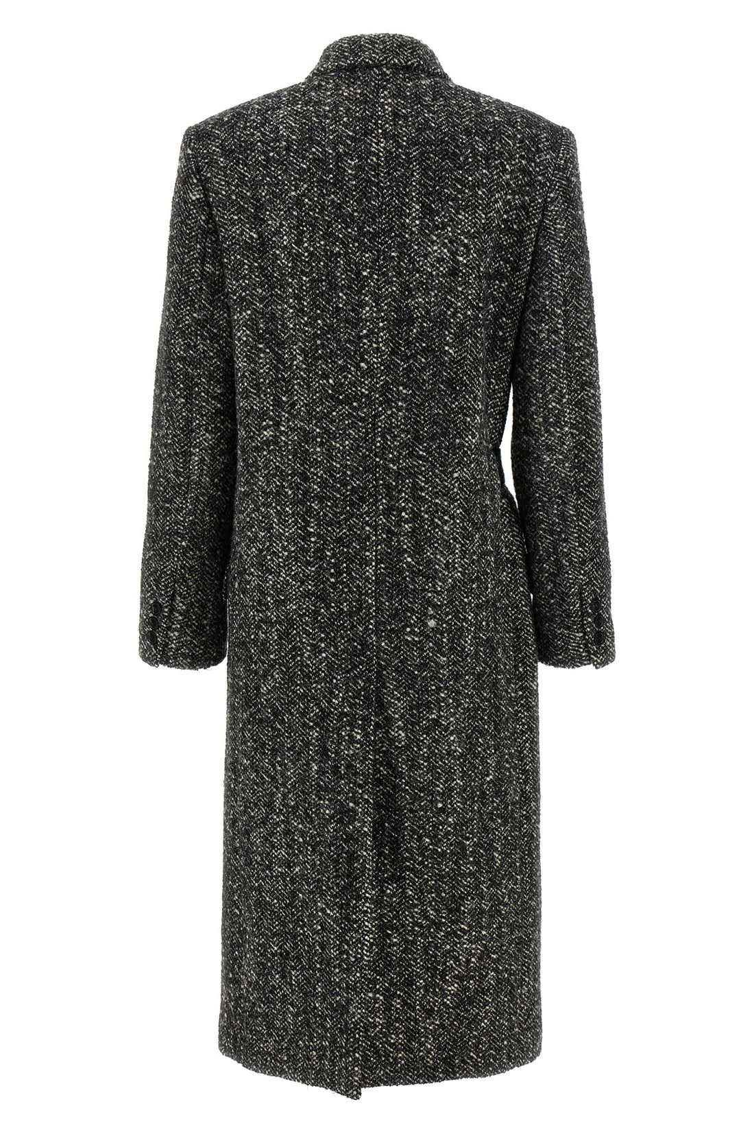 ISABEL MARANT 36 ebyane coat in herringbone virgin wool blend