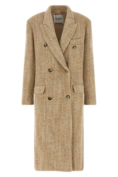 the marant etoile pilda coat defines the codes of tailored outerwear through a s