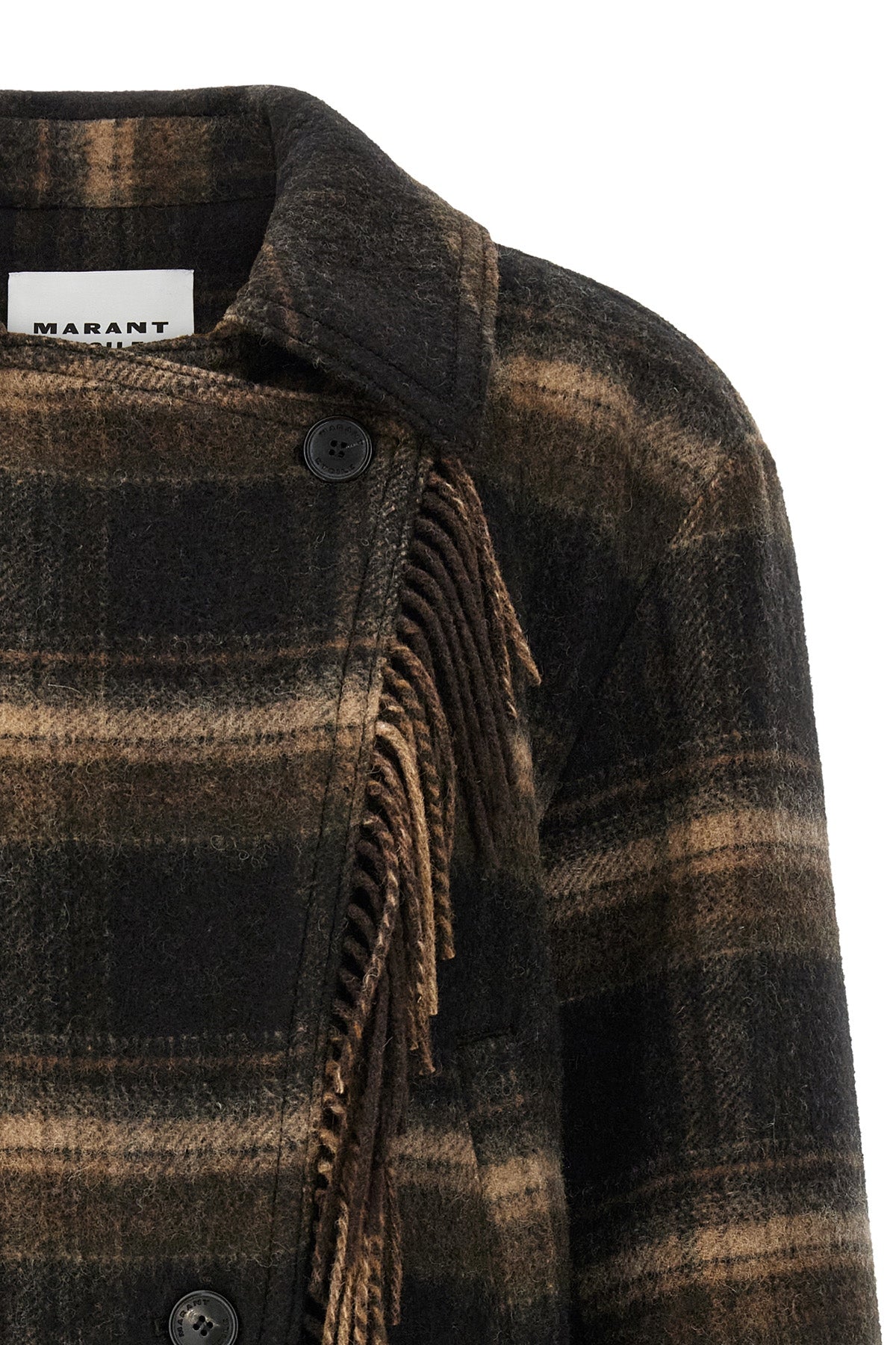 the marant etoile galeane short coat defines a new sartorial perspective throu