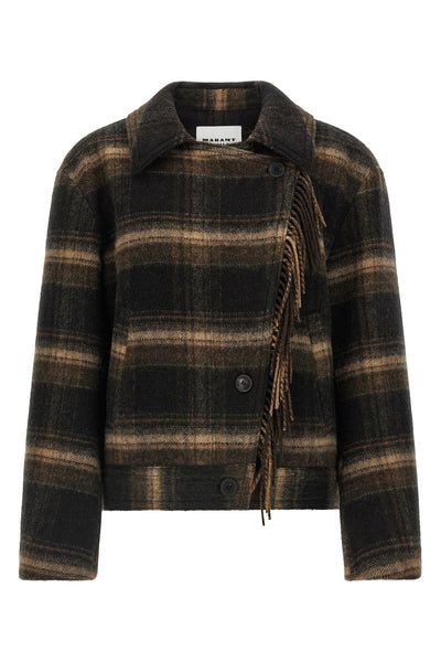 the marant etoile galeane short coat defines a new sartorial perspective throu