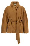 the isabel marant volinda jacket features a voluminous cocoon silhouette made of