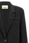 the isabel marant clesa coat defines sartorial precision through a structured si