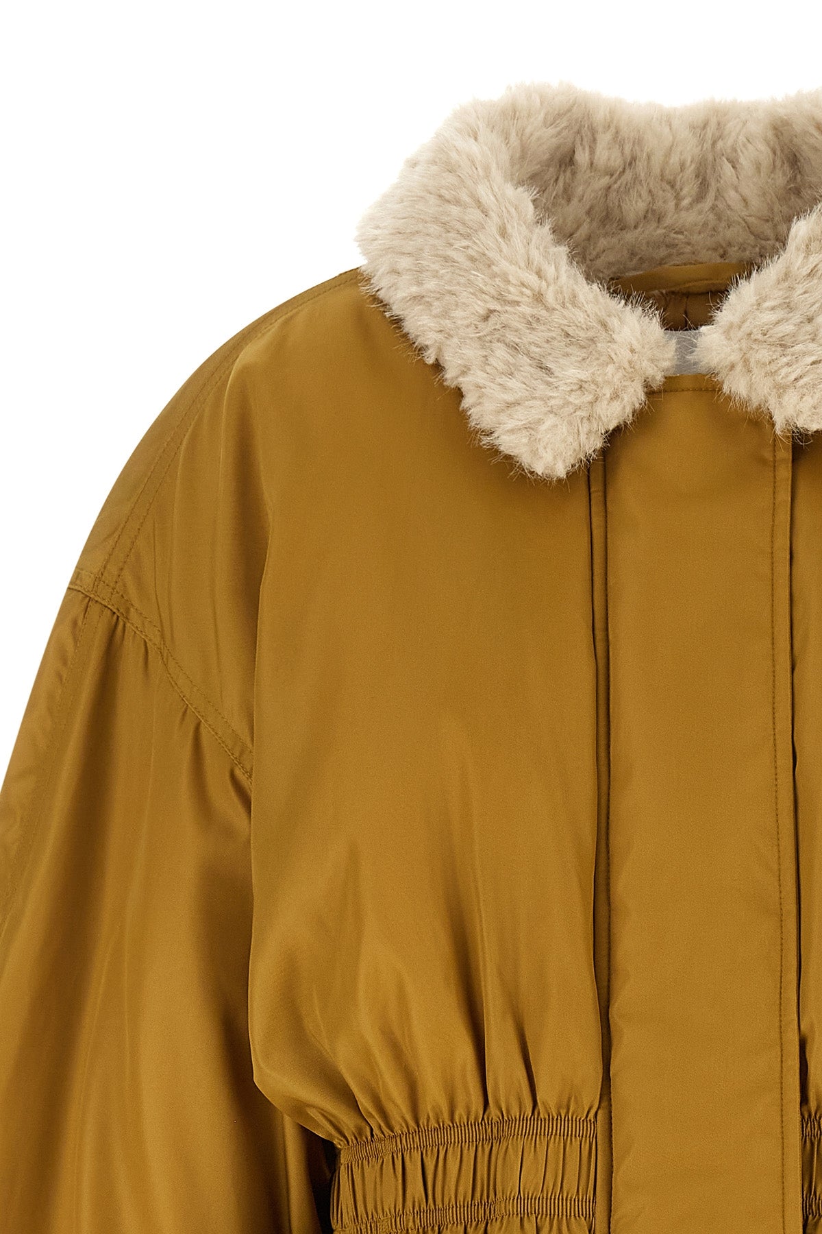 the marant etoile selja jacket redefines the volumes of outerwear through a st