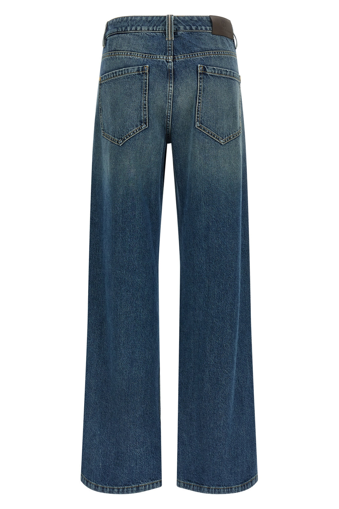 BRUNELLO CUCINELLI 42 stonewashed cotton denim jeans