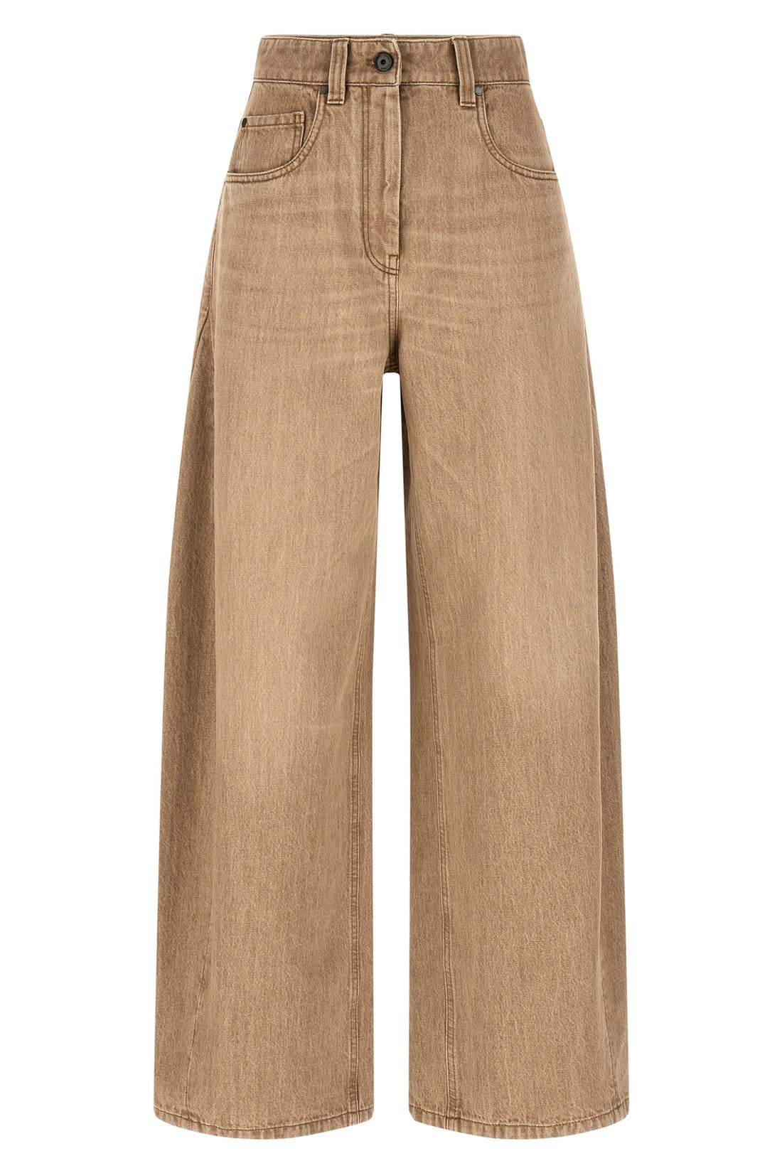 BRUNELLO CUCINELLI 42 wide vintage effect denim jeans