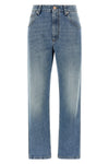the straight leg cotton denim jeans