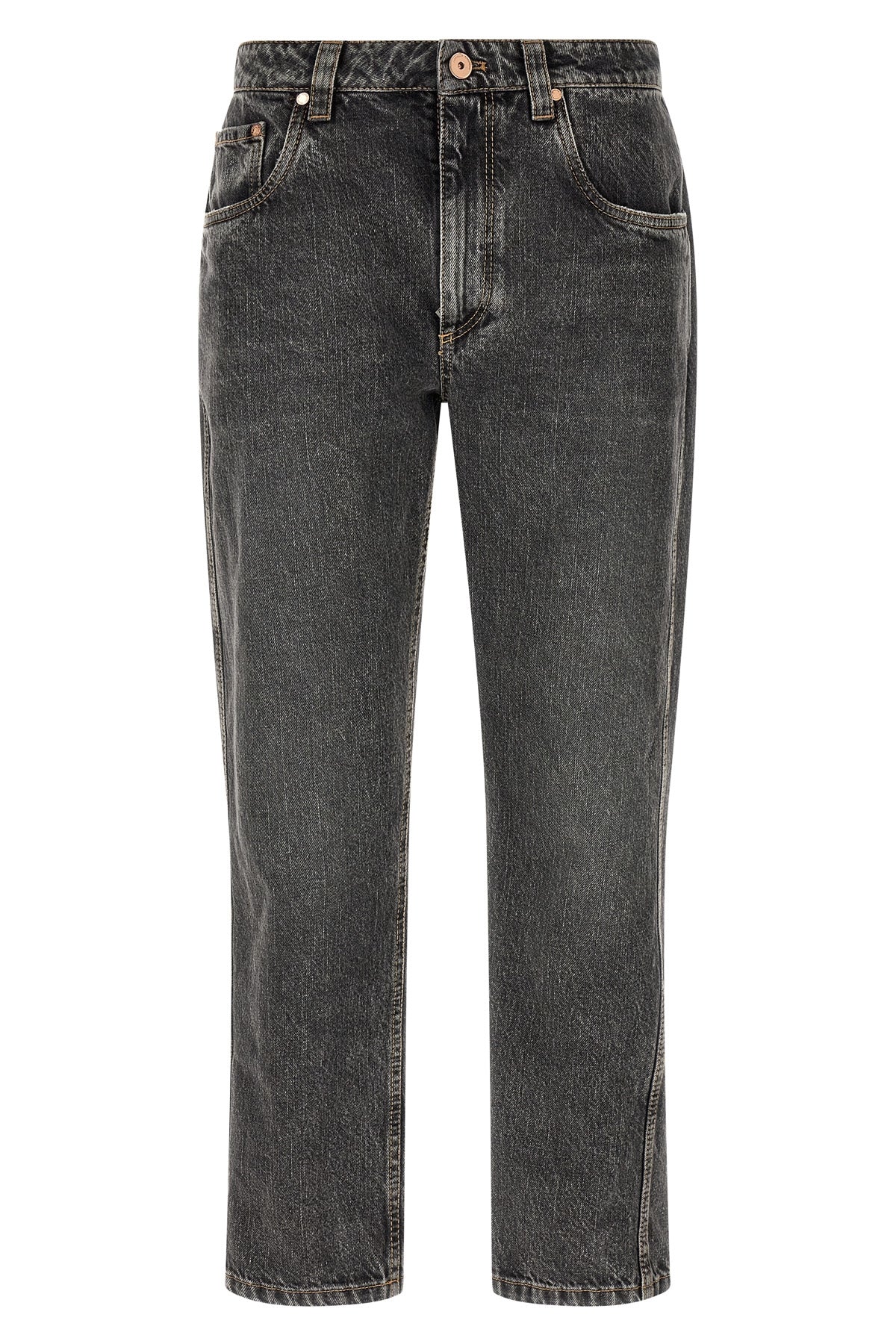 brunello cucinelli jeans reinterpret casual aesthetics through rigorous tailorin