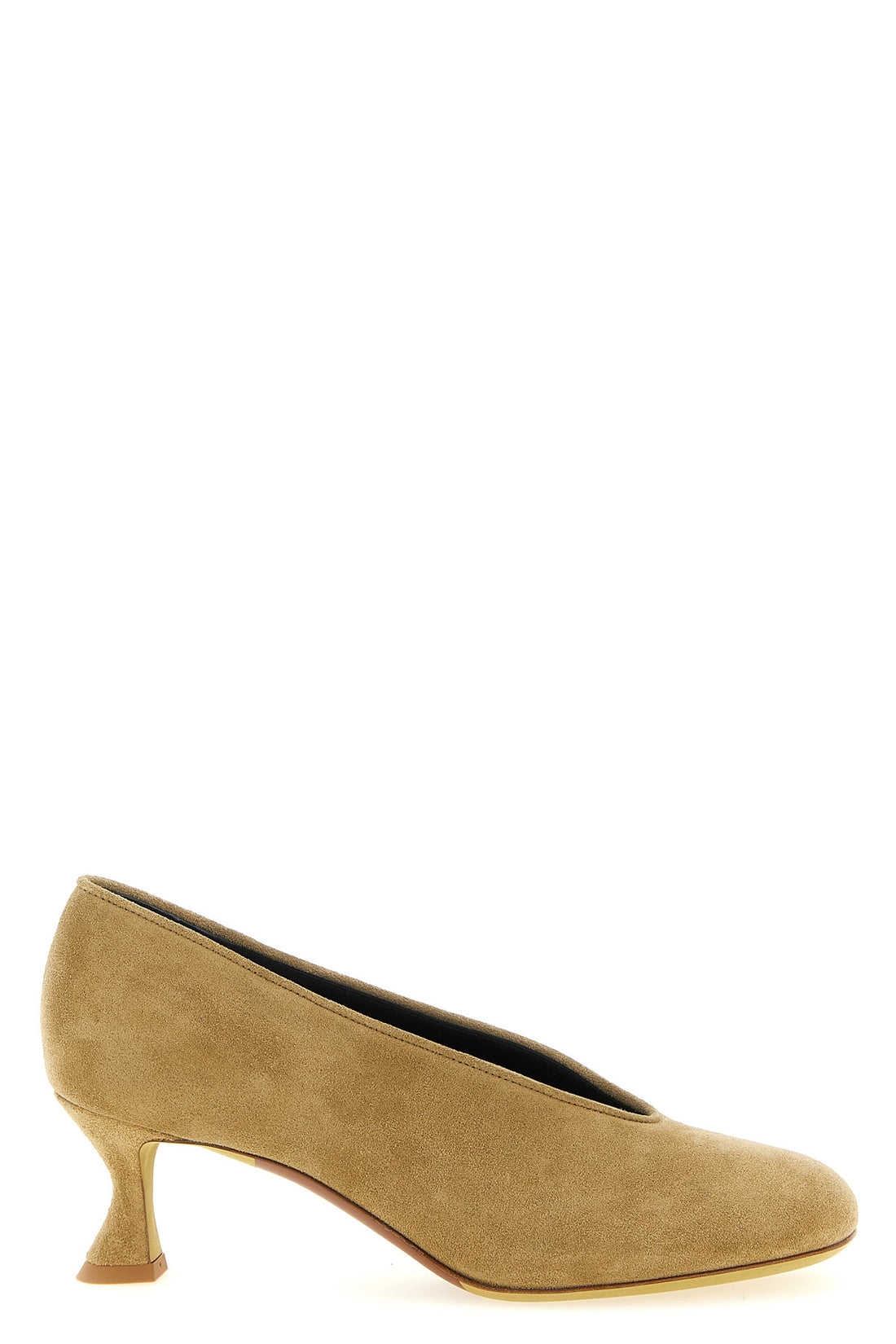 MOSCHINO 37.5 duck suede pumps