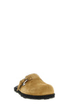 suede sabots