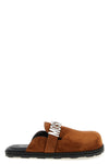 suede sabots