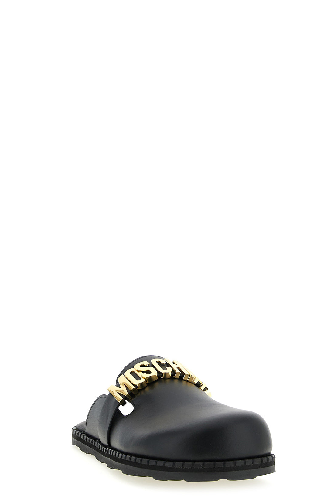 MOSCHINO 36 leather sabots