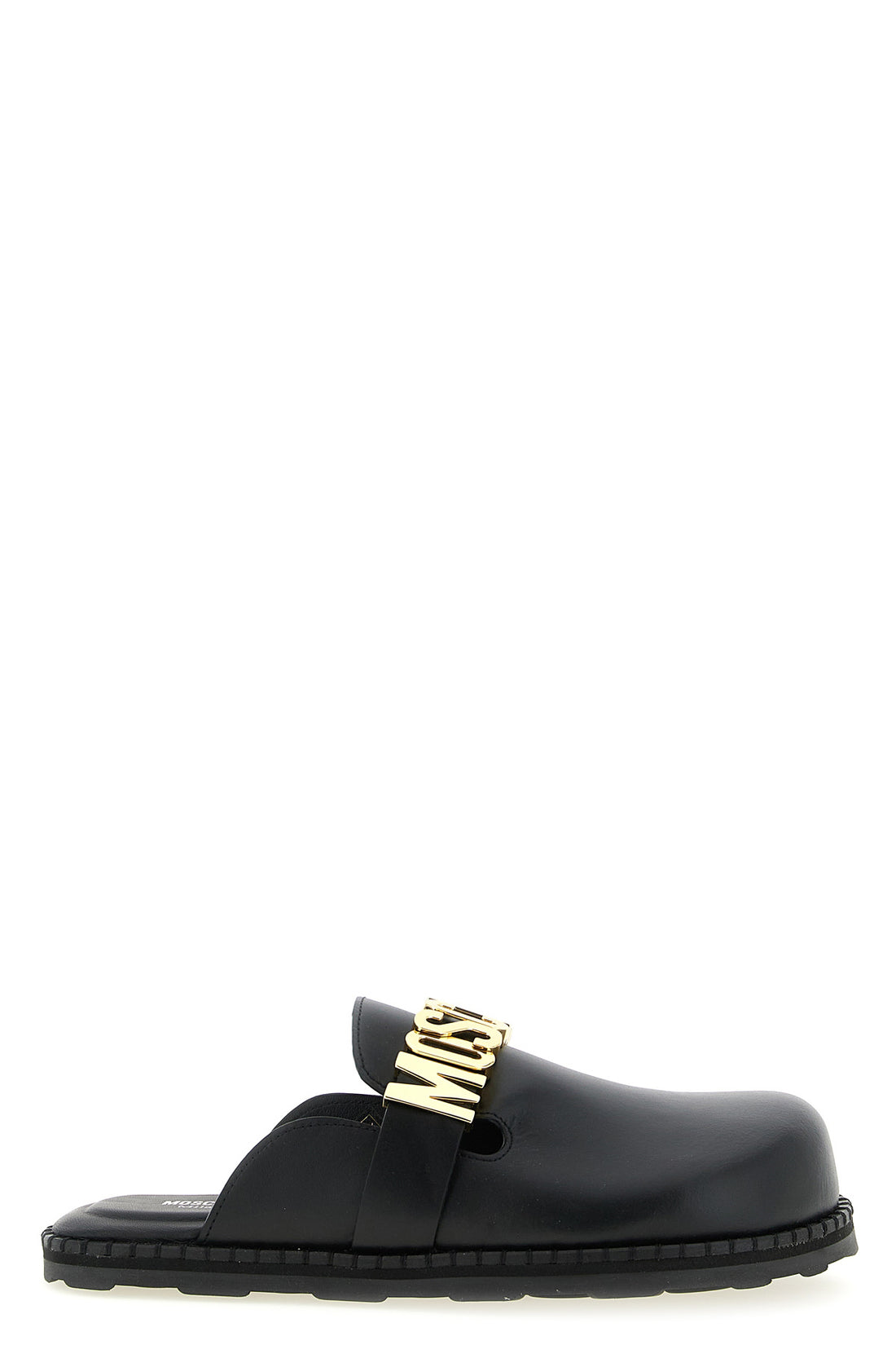 MOSCHINO 36 leather sabots