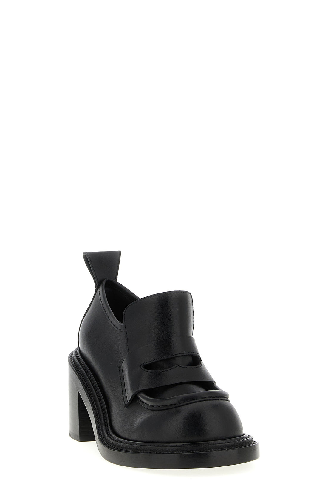 MOSCHINO 36 olivia loafers in brushed calfskin