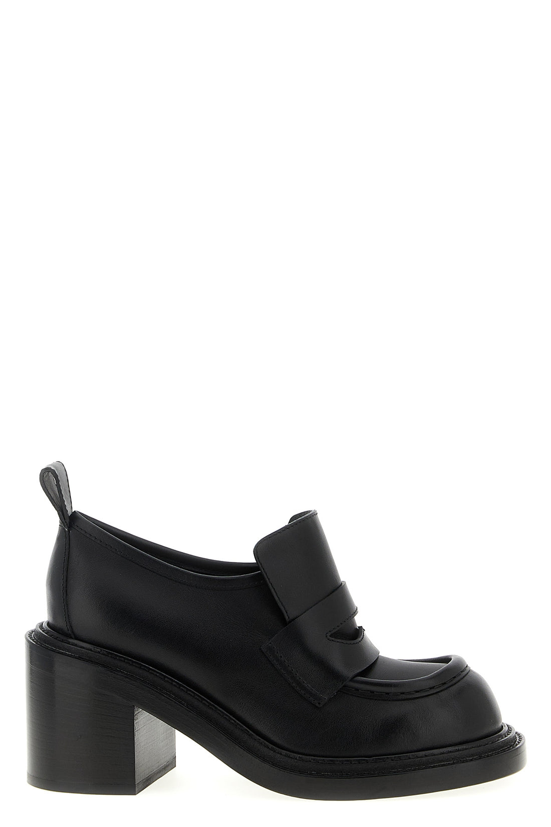 MOSCHINO 36 olivia loafers in brushed calfskin