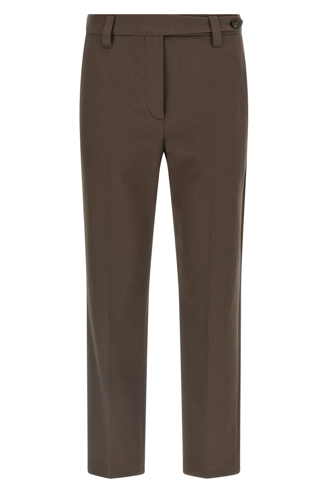 BRUNELLO CUCINELLI 40 micro striped cotton trousers