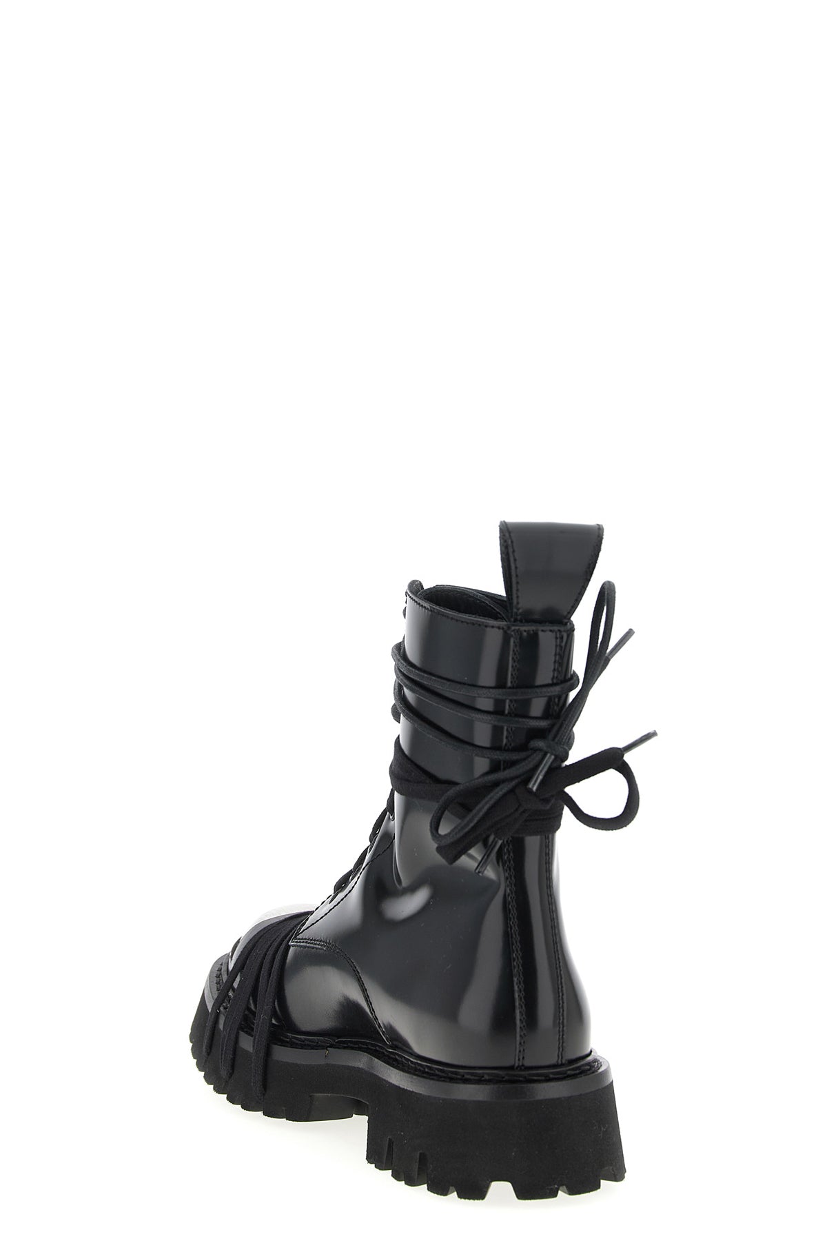 combat calf leather combat boots