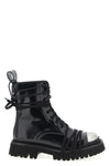 combat calf leather combat boots