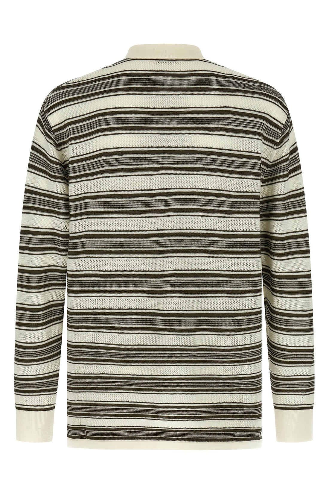 WALES BONNER M samuel striped wool and viscose polo shirt