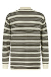 samuel striped wool and viscose polo shirt