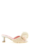 moschino sheep wool blend mule sandals redefine the brands ironic aesthetic t