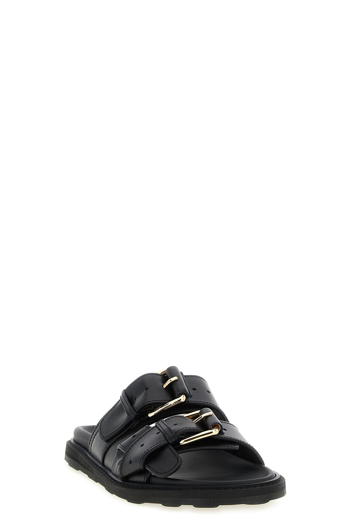 calf leather sandals