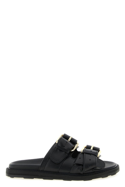 calf leather sandals
