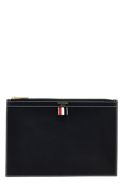 small document pouch in leather