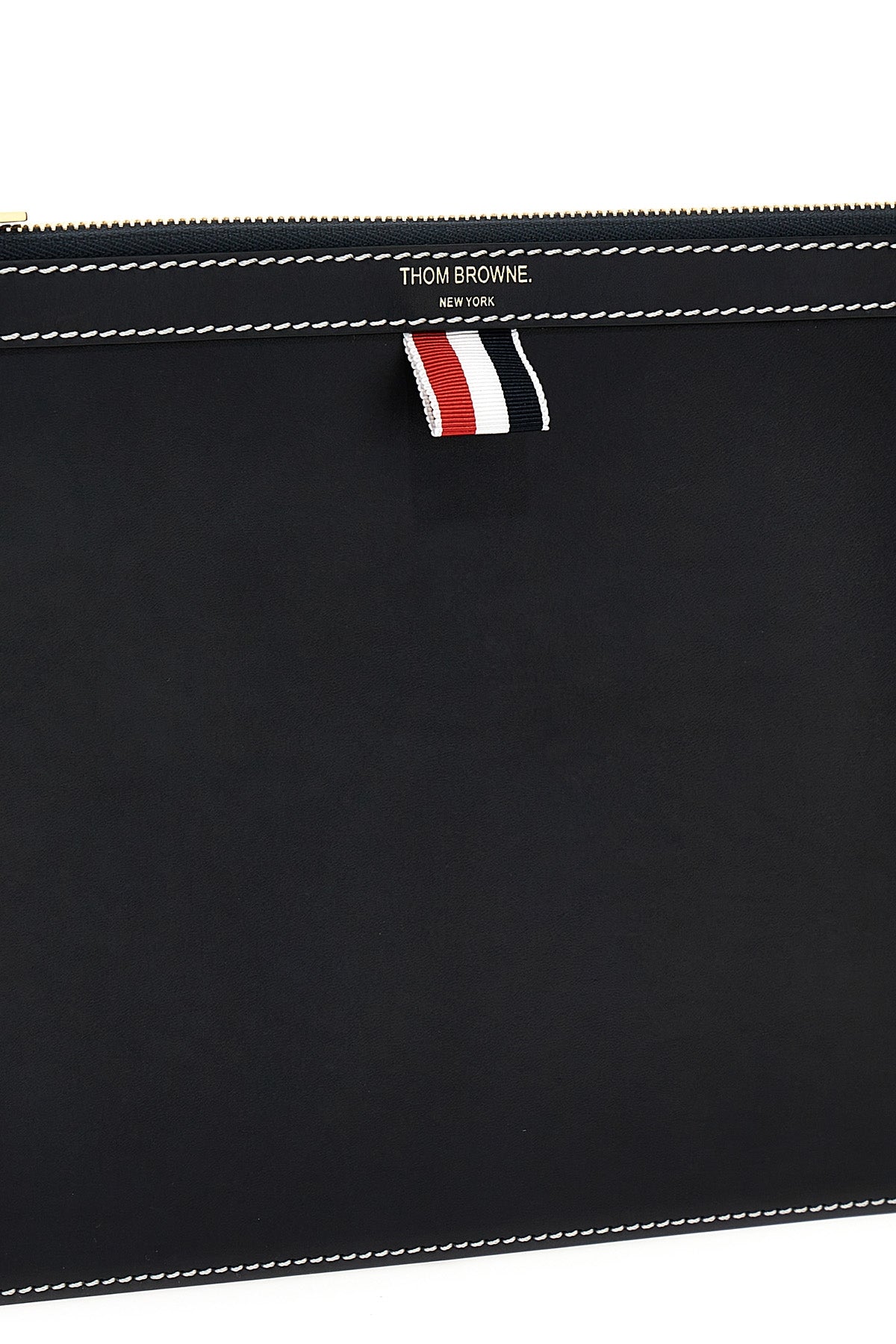 small document pouch in leather