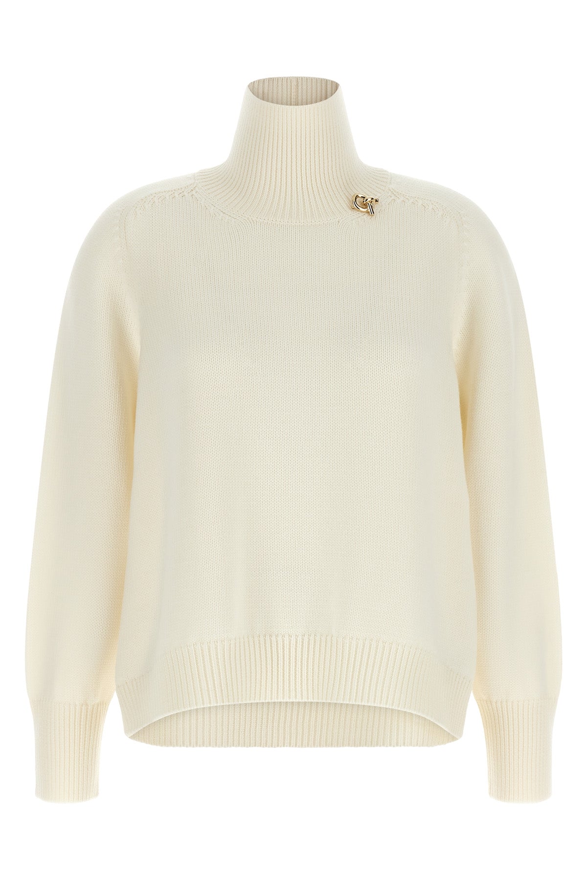 the fabiana filippi sweater sets a new standard in knitwear through a relaxed si