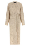 the fabiana filippi cardigan redefines the enveloping silhouette through a fine