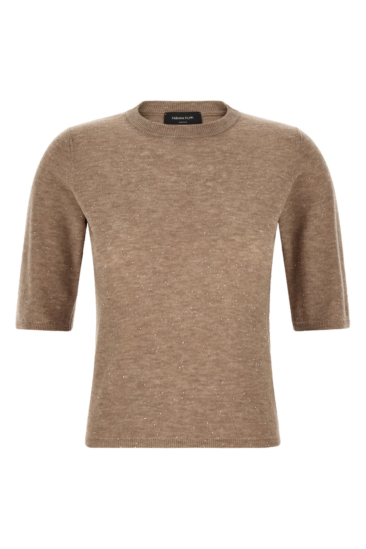 the fabiana filippi t-shirt redefines the concept of essential knitwear through