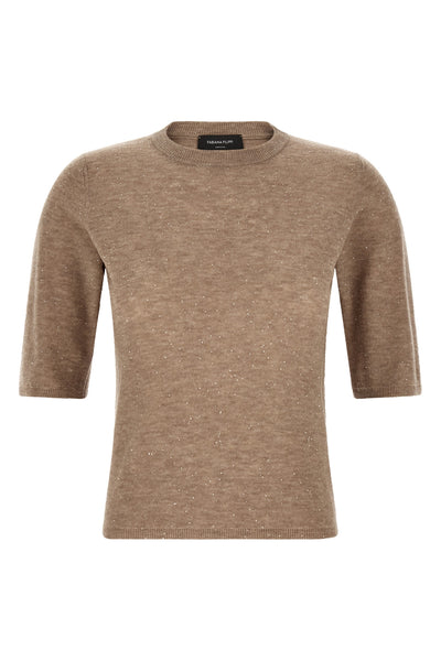 the fabiana filippi t-shirt redefines the concept of essential knitwear through