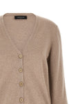 the fabiana filippi cardigan defines essential elegance through a classic v-neck