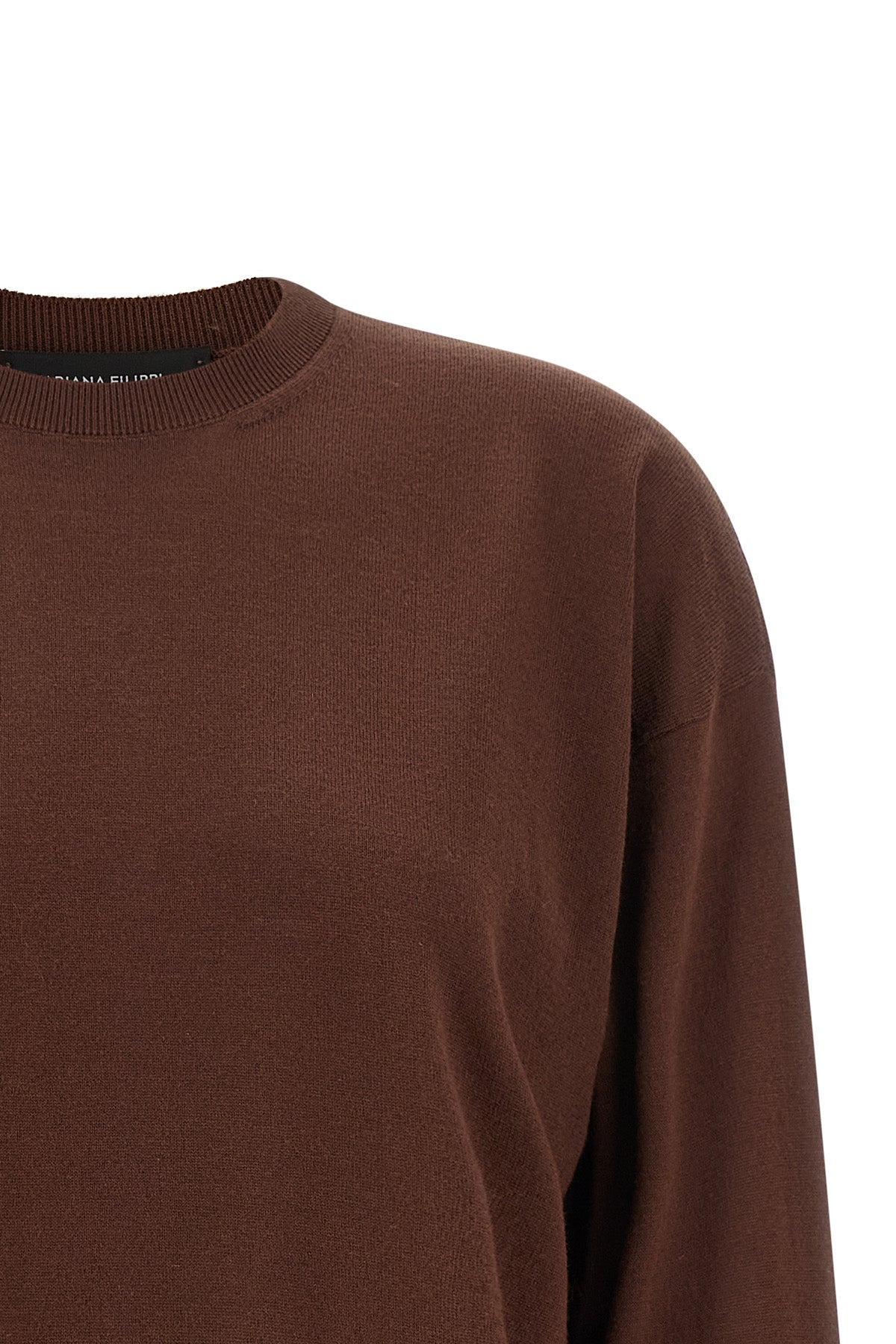 the fabiana filippi jersey reinterprets the classic crewneck design through a so