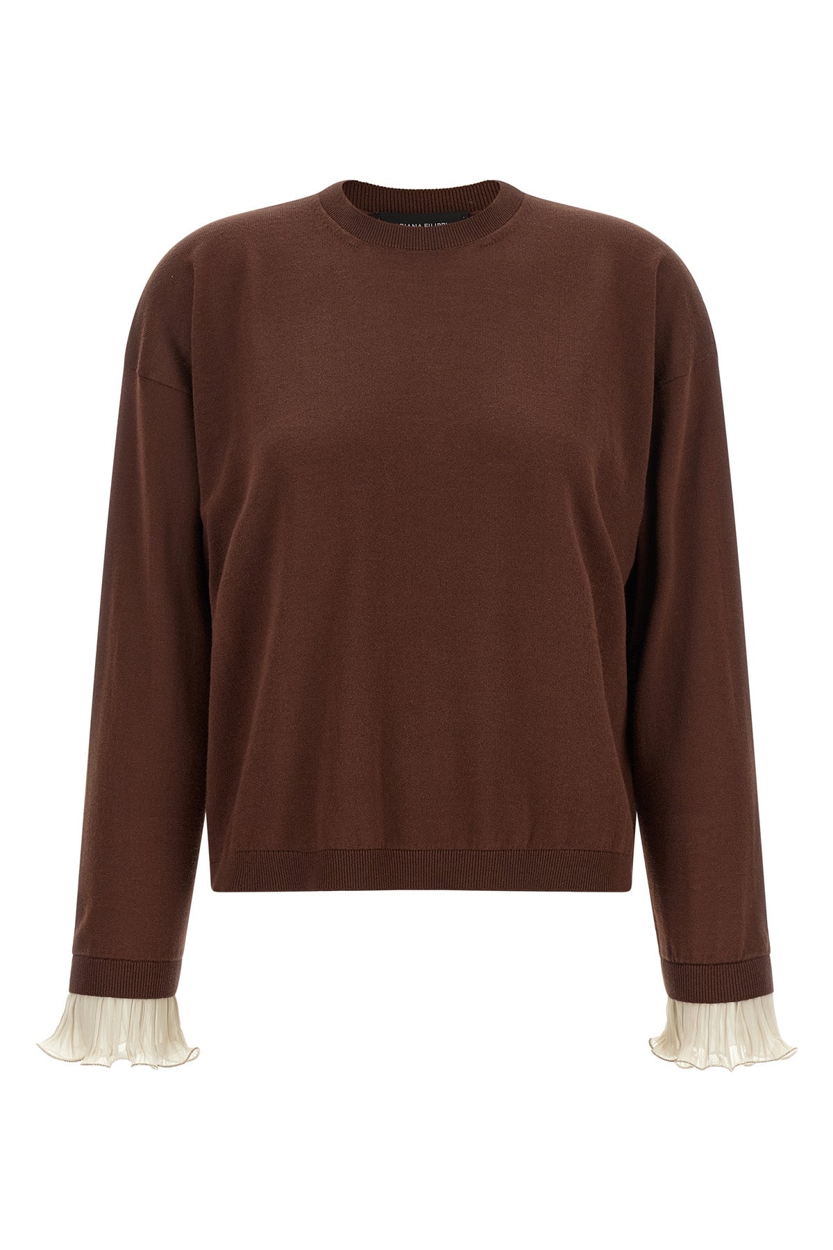 the fabiana filippi jersey reinterprets the classic crewneck design through a so
