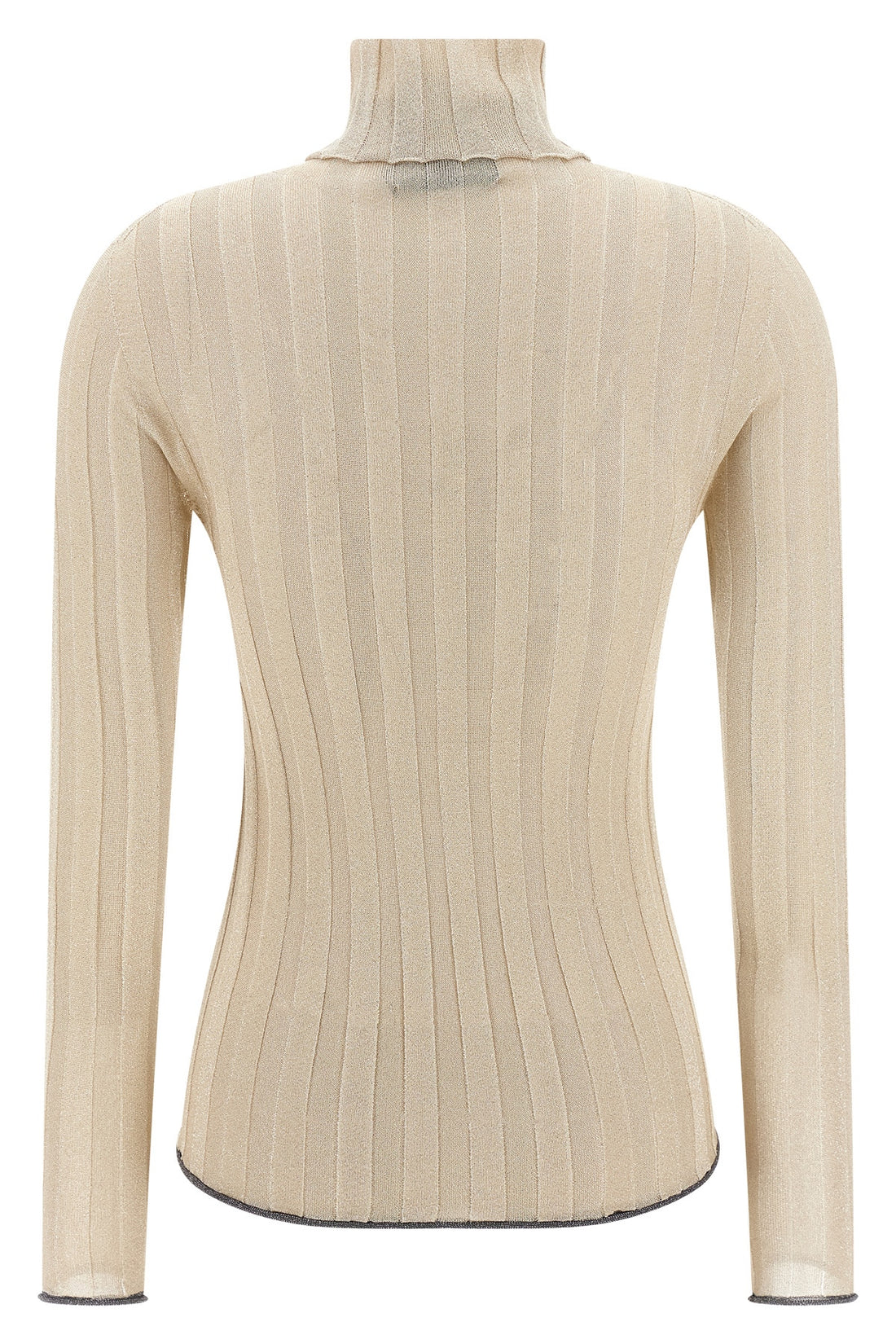 FABIANA FILIPPI 42 ribbed stretch lurex viscose sweater