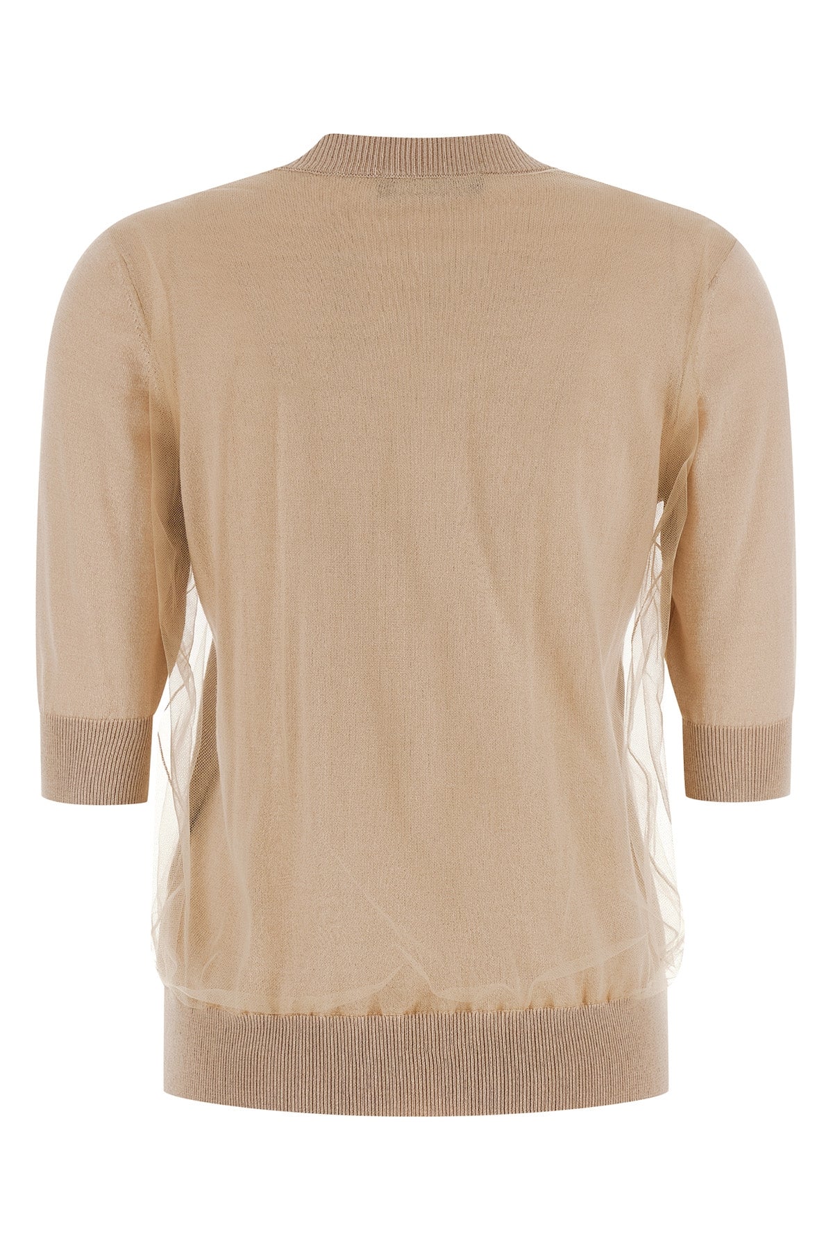 virgin wool and cotton blend sweater