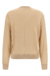 fine knit cotton blend wool cardigan